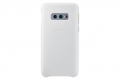 HUSA Smartphone Samsung, pt Galaxy S10E, tip back cover, piele, ultrasubtire, alb