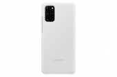 HUSA Smartphone Samsung, pt Galaxy S20+, tip smart book cover, policarbonat | poliuretan, Clear View Cover, alb
