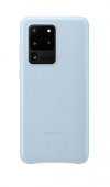HUSA Smartphone Samsung, pt Galaxy S20 Ultra, tip back cover, piele, ultrasubtire, albastru