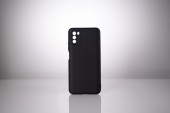 Husa Xiaomi Pocophone M3 Spacer, negru, grosime 2mm, material flexibil silicon + interior cu microfibra 