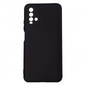 Husa Xiaomi Redmi Note 9 Spacer, negru, grosime 2mm, material flexibil silicon + interior cu microfibra
