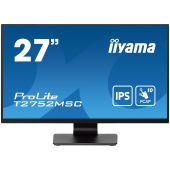 Iiyama ProLite - LED monitor27 touchscreen 1920 x 1080 Full HD @ 60 Hz IPS 400 cd/m2 1000:1 5 ms HDMI DisplayPort speakers black matte