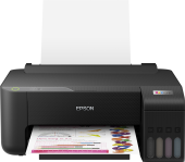 Imprimanta Inkjet CISS Color Epson L1230, A4, Functii: Imprimare., Viteza de Printare Monocrom: 33ppm, Viteza de printare color: 15ppm, Conectivitate:USB, Duplex:Nu, ADF:Nu