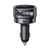 INCARCATOR auto Baseus PrimeTrip VR1, Quick Charge 60W, 1 x USB, 2 x USB Type-C, pt. bricheta auto, cablu retractabil, negru  - 6932172690274
