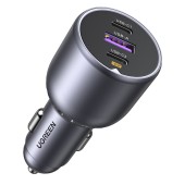 INCARCATOR auto Ugreen, EC705 1 x USB, 2 x USB Type-C total output 130W, pt. bricheta auto, negru