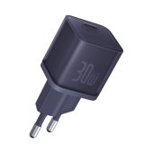 INCARCATOR retea Baseus GaN5S, Quick Charge 30W, 1 x USB Type-C 5V/3.0A, violet inchis - 6932172648657