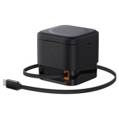 INCARCATOR RETEA Baseus MagPro 2-in-1 Magnetic, 25W, prindere magnetica incarcare wireless 15W, incarcare wireless MagPro Magnetic pentru iWatch 2.5W, negru,  - 6932172679064