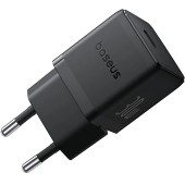 INCARCATOR retea Baseus Palm, Quick Charge 30W, 1 x USB Type-C 5V/3.0A, include cablu USB Type-C la USB Type-C 1m, negru  - 6932172677398