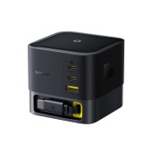 INCARCATOR retea Baseus Super GaN, Quick Charge 100W, 3 x USB Type-C, 1 x USB, negru  - 6932172668938