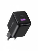 INCARCATOR retea Ugreen GaN X516 Quick Charge 30W, 1 x USB, 1 x USB Type-C, negru