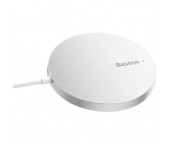 INCARCATOR wireless Baseus Simple Mini3, magnetic, 15W, cablu Type-C la USB 1.2m inclus, argintiu  - 6932172618650