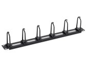 INELE organizatoare cabluri TRITON, tip masca orizontala, 19 inch, 1U, negru