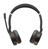 Jabra Evolve 75 UC Stereo Headset Head-band Black,Red