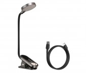 LAMPA pentru citit Baseus Comfort, LED, 3 trepte intensitate luminoasa, acumulator 400mAh, culoare 4000k  - 6953156223523