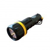 LANTERNA LED Iggy, buton lateral on-off, 100 lumeni, IP44, material ABS+cauciuc, baterie: 2 x tip D
