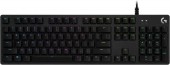 LOGITECH G512 CARBON LIGHTSYNC RGB Mechanical Gaming Keyboard with GX Red switches-CARBON-US INTL-USB-IN