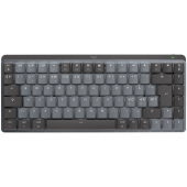 LOGITECH MX Mechanical Mini for Mac Minimalist Wireless Illuminated Keyboard  - SPACE GREY - US INTL - 2.4GHZ/BT - N/A - EMEA - TACTILE