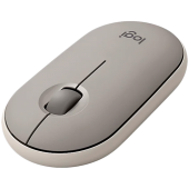 LOGITECH Pebble M350 Wireless Mouse - SAND - 2.4GHZ/BT - EMEA - CLOSED BOX