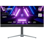 LORGAR 34MP1, UWQHD MiniLED Gaming Monitor Pro, 34 VA curve monitor, black/milky grey