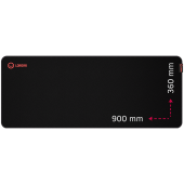 Lorgar Main 329, Gaming mouse pad, Precise control surface, Red anti-slip rubber base, size: 900mm x 360mm x 3mm, weight 0.635kg