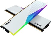 Memorie DDR Adata - gaming DDR5 32GB, frecventa 6400MHz, latenta CL32, 16GB x 2 module, radiator alb, iluminare RGB, XPG LANCER RGB