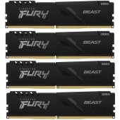 Memorie DDR Kingston Fury Beast DDR4 16 GB, frecventa 2666 MHz, 4 GB x 4 module, radiator