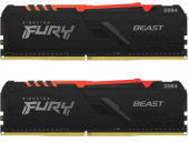 Memorie DDR Kingston FURY Beast DDR4 64 GB, frecventa 3600 MHz, 32 GB x 2 module, radiator