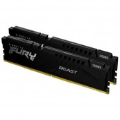 Memorie DDR Kingston FURY Beast DDR5 32 GB, frecventa 6000 MHz, 16 GB x 2 module, radiator