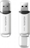MEMORIE USB 2.0 ADATA 16 GB, cu capac, carcasa plastic, alb