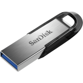 MEMORIE USB 3.0 SANDISK 128 GB, clasica, carcasa metalic, negru / argintiu