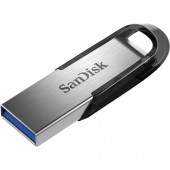 MEMORIE USB 3.0 SANDISK 16 GB, clasica, carcasa metalic, negru / argintiu