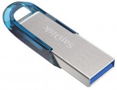 MEMORIE USB 3.0 SANDISK 64 GB, clasica, carcasa metalic, negru / argintiu