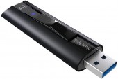 MEMORIE USB 3.1 SANDISK 256 GB, retractabila, carcasa aluminiu, negru
