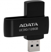 MEMORIE USB 3.2 ADATA 128 GB, protectie slide laterala, carcasa plastic, negru