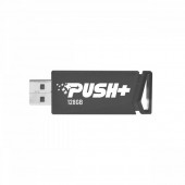 MEMORIE USB 3.2 PATRIOT PUSH+, 128 GB, profil mic, negru