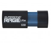 MEMORIE USB 3.2 PATRIOT Supersonic Rage Lite, 32 GB, protectie slide, negru