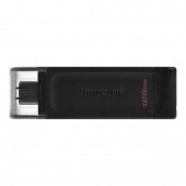 MEMORIE USB 3.2 Type-C KINGSTON 128 GB, clasica, carcasa plastic, negru