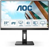 MONITOR  AOC 21.5 inch, home | office, IPS, Full HD, Wide, 250 cd/mp, 4 ms, HDMI | VGA