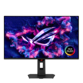 Monitor Asus ROG Strix OLED , 26.5 inch, QD-OLED, UHD, 3840x2160, HDMI, DisplayPort, AMD FreeSync Premium, G-SYNC Compatible, 240Hz, 0.03ms, Negru