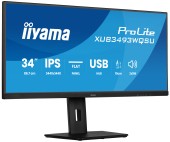 Monitor IPS LED Iiyama 34 inch , UWQHD, HDMI, DisplayPort, Boxe, 120 Hz, 1 ms