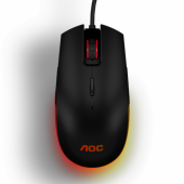 Mouse AOC , USB, 5000DPI, negru