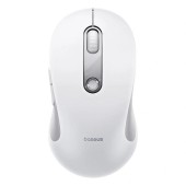 MOUSE Baseus F02 PC sau NB wireless, 2.4Ghz, optic, 800/ 1200/1600 dpi, click silentios, butoane/scroll 4/1, alb,  - 6932172693404