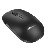 MOUSE Borofone BG14, PC sau NB wireless 2.4GHz, 1000 CPI, butoane/scroll 3/1, negru