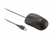 Mouse Fujitsu M520 BLACK, optical mouse with 3 keys, black, 1000 dpi, USB cable 1,8m, white box