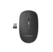 MOUSE GEMBIRD, PC sau NB, wireless, 2.4GHz, optic, 1600 dpi, butoane/scroll 4/1, silent, negru