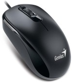 MOUSE Genius, DX-120, PC sau NB, cu fir, USB-C, optic, 1200 dpi, butoane/scroll 3/1, cablu 1.5m, negru