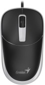 MOUSE Genius DX-123, PC sau NB, cu fir, USB-C, optic, butoane/scroll 3/1, gri
