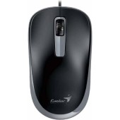 MOUSE Genius DX-125S, PC sau NB, cu fir, USB, optic, Silent Click, negru