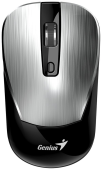 MOUSE Genius NX-7125, PC sau NB, wireless, 2.4G, BlueEye, 1200 dpi, butoane/scroll 3/1, argintiu