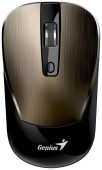 MOUSE Genius NX-7125, PC sau NB, wireless, 2.4G, BlueEye, 1200 dpi, butoane/scroll 3/1, chocolate
